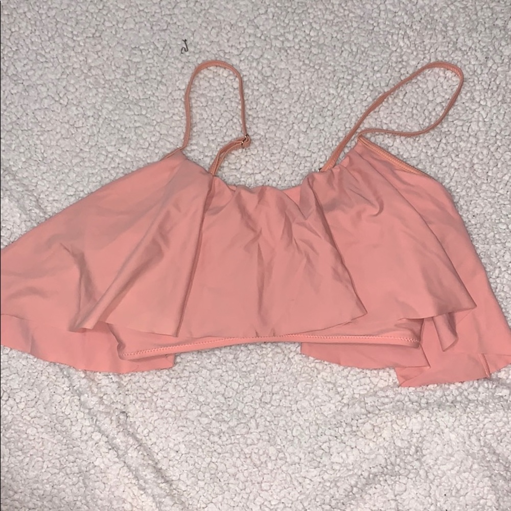 pink women’s juniors bathing suit top